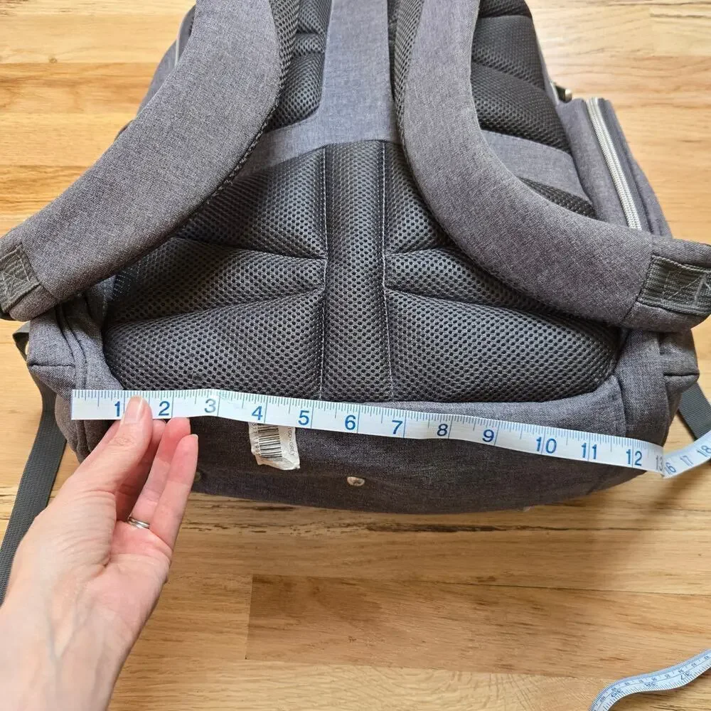 Ergobaby Anywhere I Go Diaper Bag Backpack, Grey